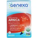 Genexa, Organic Arnica Advantage, 100 Tabs