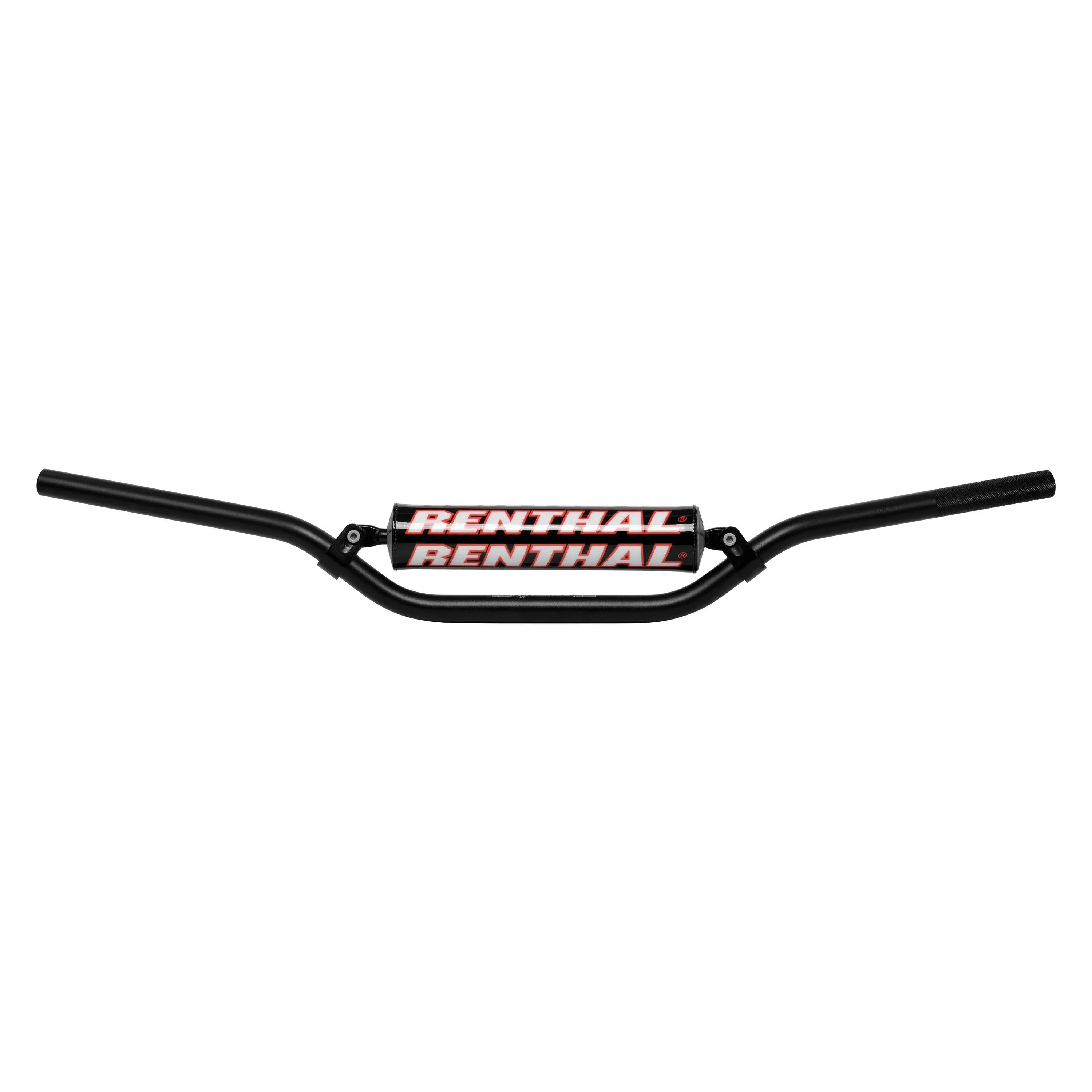 Renthal Aluminum 7/8" Handlebar Ricky Carmichael Bend (#971) Black - Fits: Yamaha YZ490 1982-1990