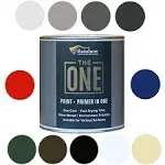 THE ONE Paint and Primer: Charcoal, Satin Finish, 2.5 Liter - House Paint