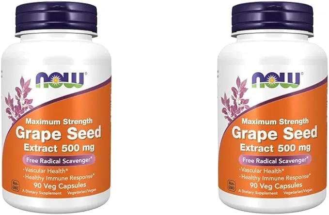 Now Grape Seed Extract Maximum Strength 500 mg