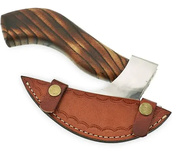 TTC-111 Custom Handmade Ulu kitchen Knife -Wood Handle (TTC-116)