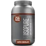 Isopure Dutch Chocolate Whey Isolate Protein Powder with Vitamin C & Zinc for Immune Support, 25g Protein, Low Carb & Keto Friendly, 41 Servings, 3 Pounds (Pack of 1) (Packaging May Vary)