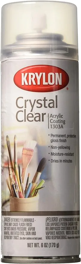 Krylon Crystal Clear Spray, 11 oz.