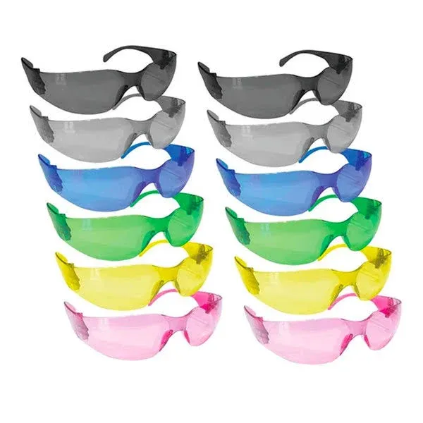 Bison Life BL-KSSG1-CLCT-ADP-12 Keystone Full Color Variety Safety Glasses