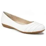 Cliffs by White Mountain Clara Flat | Women's | White | Size 7 | Flats