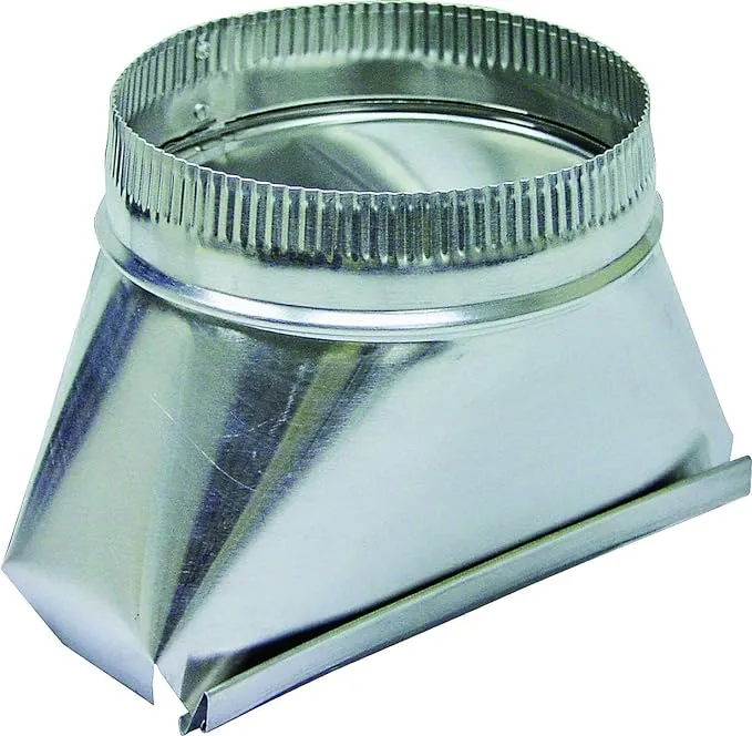 Lambro 122IND Round Aluminum Transition Fitting, 6", 6" - Heating And Cooling - by Toolbox Supply | Houzz