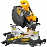 DeWalt DCS781B 60V Max Brushless 12 in. Double Bevel Sliding Miter Saw, Tool Only