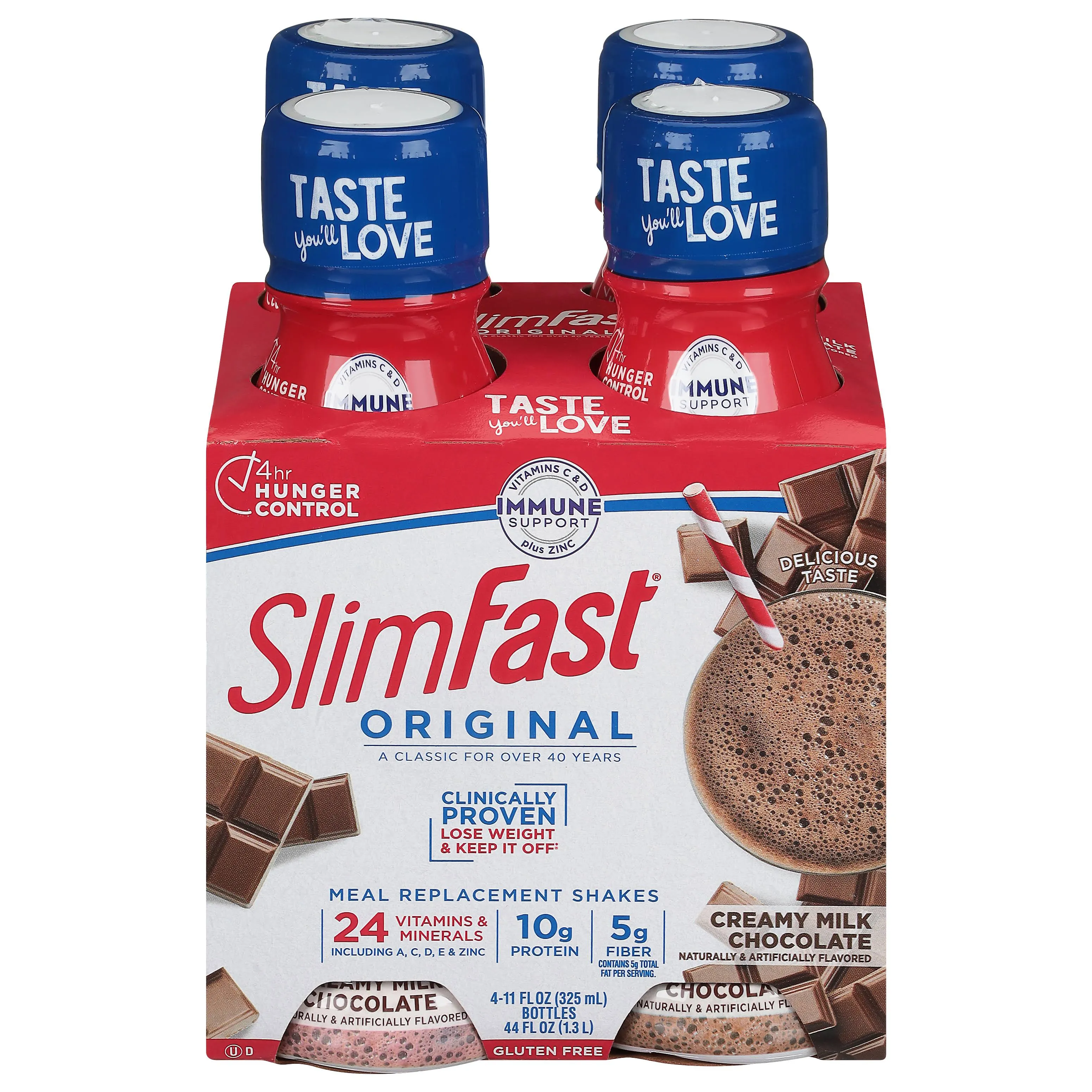 SlimFast Meal Replacement Shake, French Vanilla, 8 Pack