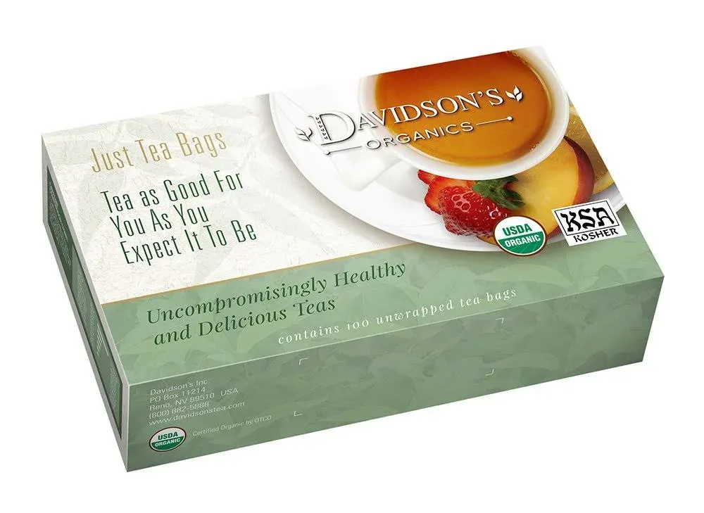 Davidson's Organics, Meyers Lemon, 100-count Unwrapped Tea Bags