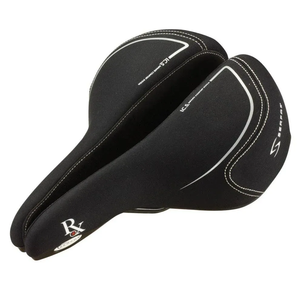 Serfas RX922L Road/MTB Comfort Lycra RX Saddle Black Lady&#039;s ladies seat 