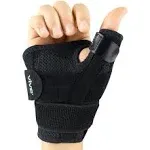 Vive Thumb & Wrist Brace for Right or Left Hand - Spica Splint Brace for Carpal Tunnel, Tendonitis, & Arthritis in Hands or Fingers - Compression Support for Women Men - Stabilizer Relief for Bowling