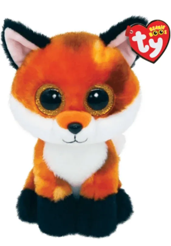 TY Beanie Boo Meadow - Orange Fox - 6"TY Beanie Boo Meadow - Orange Fox - 6"