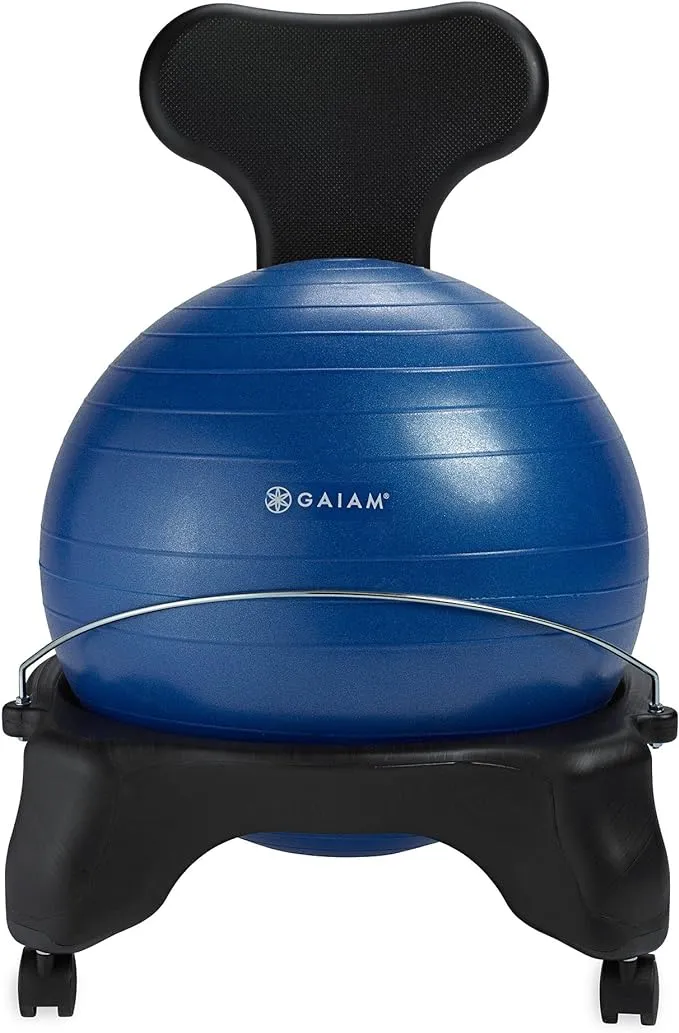 Gaiam Classic Balance Ball Chair - Blue