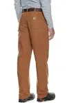 Carhartt Washed Duck Work Dungaree Pants, Men's Carhartt Brown