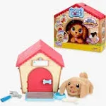 Little Live Pets - My Puppy's Home Interactive Plush Toy Puppy & Kennel. 25+ Sounds & Reactions. Make the Kennel, Name your Puppy and SURPRISE! Puppy appears! Easy Build DIY Kennel. Batteries Included