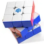 GAN 12 Maglev Frosted, 3x3 Stickerless Speed Cube Gans 56mm Magic Cube Puzzle Toys 2021 Flagship(Primary Internal)