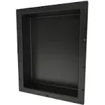 Tile Redi RN1620S Black Tile Ready Shower Niche Inner Soap Shelf 16&#034; x 20&#034; x 4&#034; 