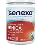 Genexa, Organic Arnica Advantage, 100 Tabs