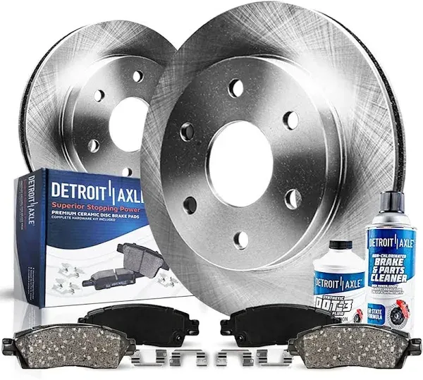 Rear Rotors Brake Pads for Chevy GMC Silverado Sierra 1500 Tahoe Yukon Escalade