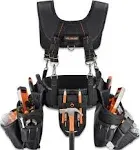 39Pockets Men's Tool Belt with Suspenders