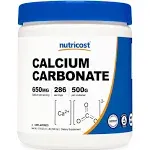 Nutricost Calcium Carbonate Powder 500 Grams