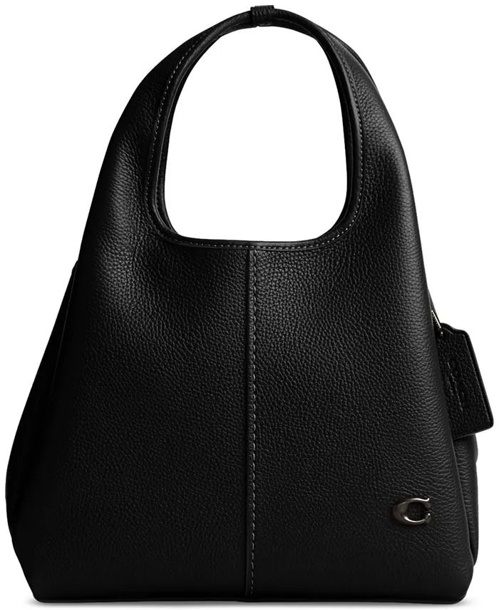 Lana 23 Polished Pebble Leather Medium Shoulder Bag