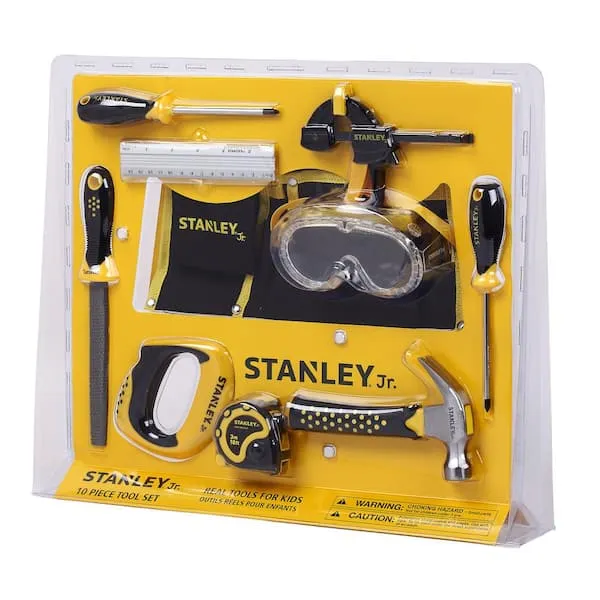 Stanley Jr. Children's 10 Piece Toolset