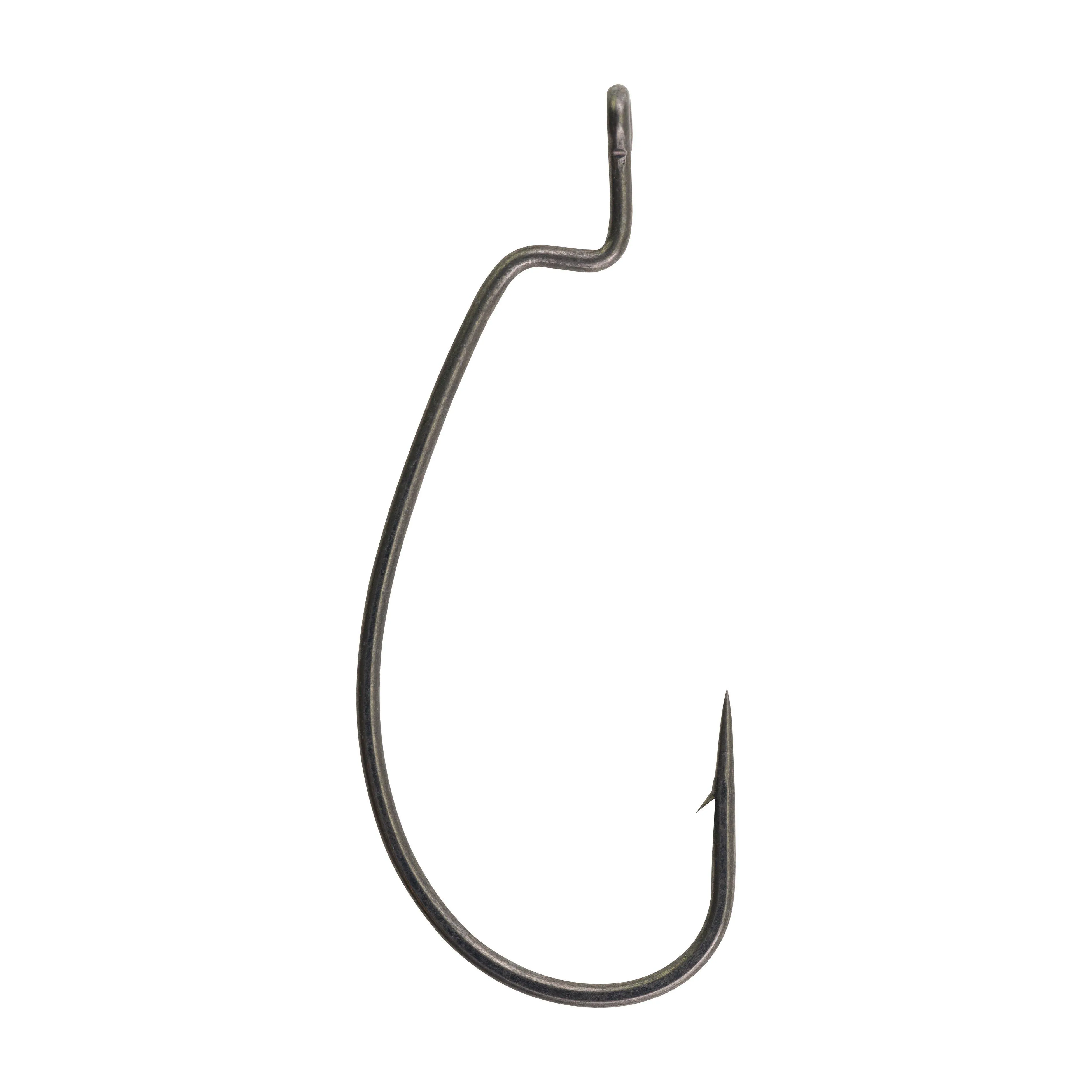 Berkley® Fusion19™ Hooks Offset Worm, Smoke Satin, 5/0