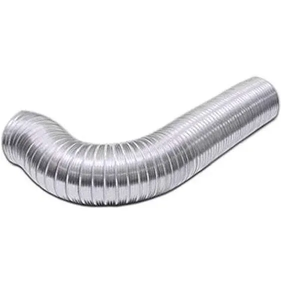 Lambro Silver 8' 6-inch Diameter Flexible Semi-Rigid Aluminum Duct (306)