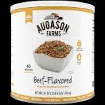 Augason Farms Beef Flavored Vegetarian Meat Substitute 2 Lbs 5 OZ No. 10 Can