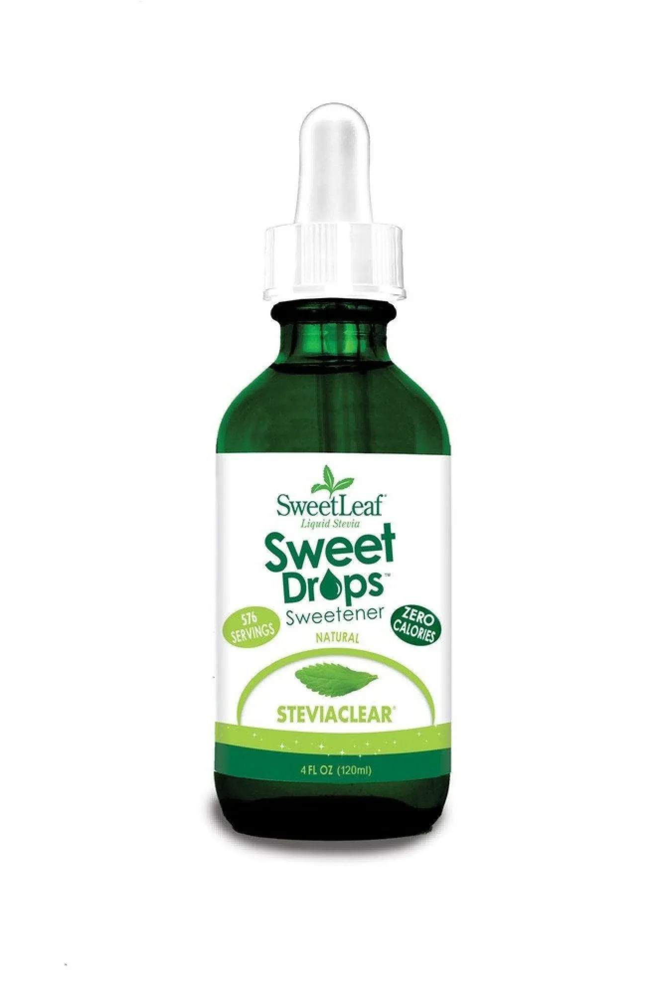 Sweet Leaf Sweet Drops Sweetener, SteviaClear - 4 fl oz bottle