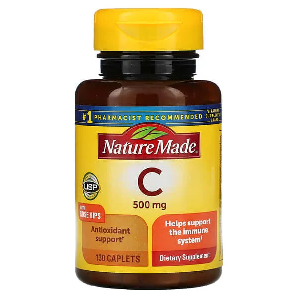 Vitamina C 500 Comprimidos 500mg Por Nature Made