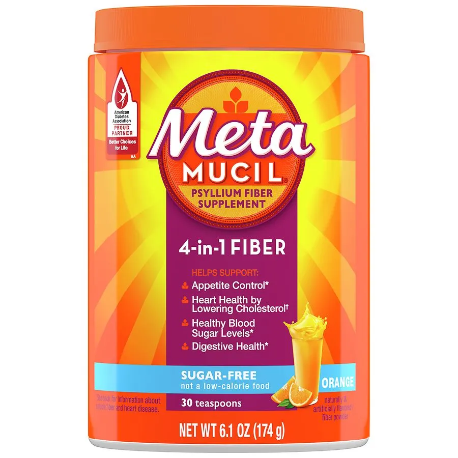 Metamucil Fiber Supplement Sugar Free Powder