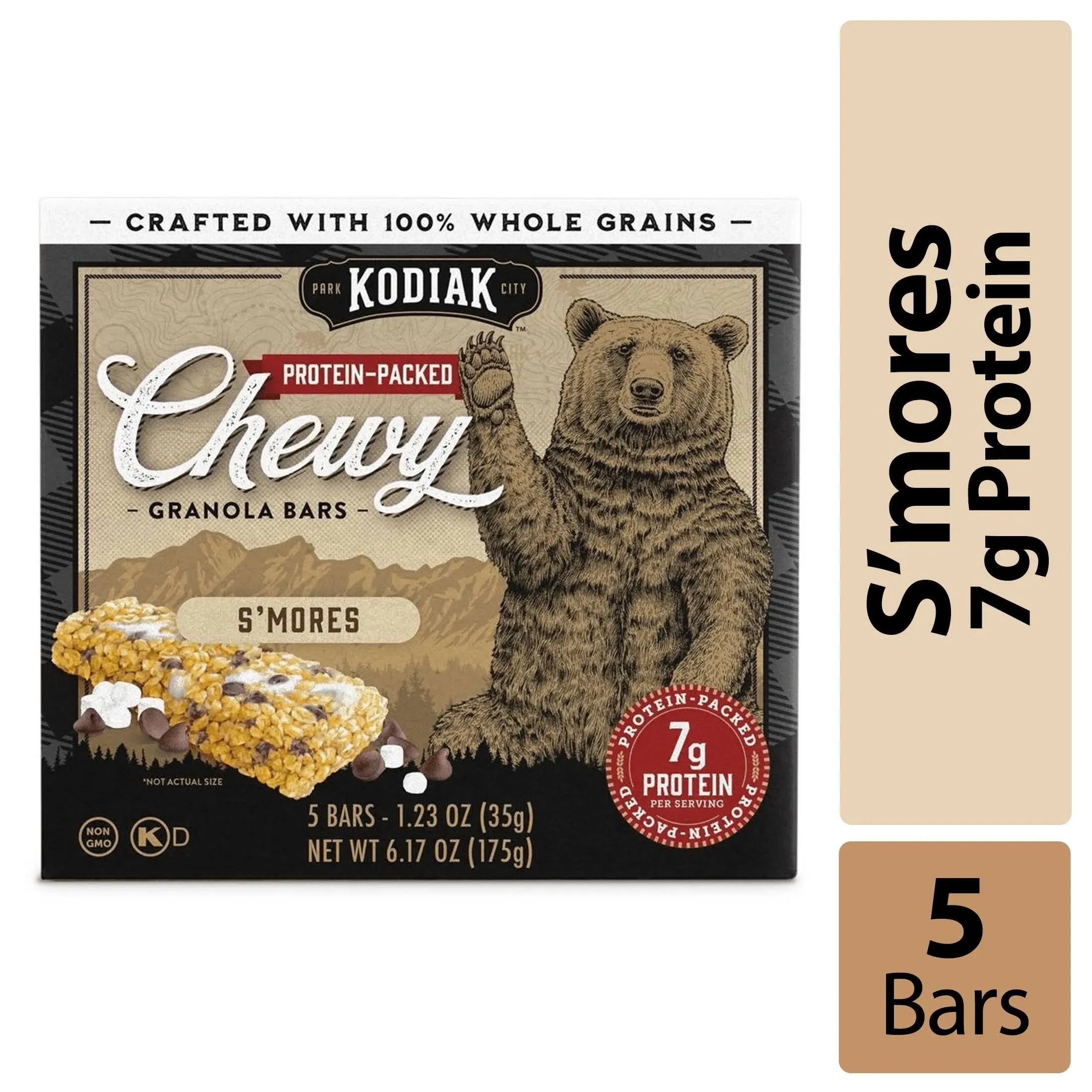 Kodiak Cakes Chewy Bar S'mores Granola Bars