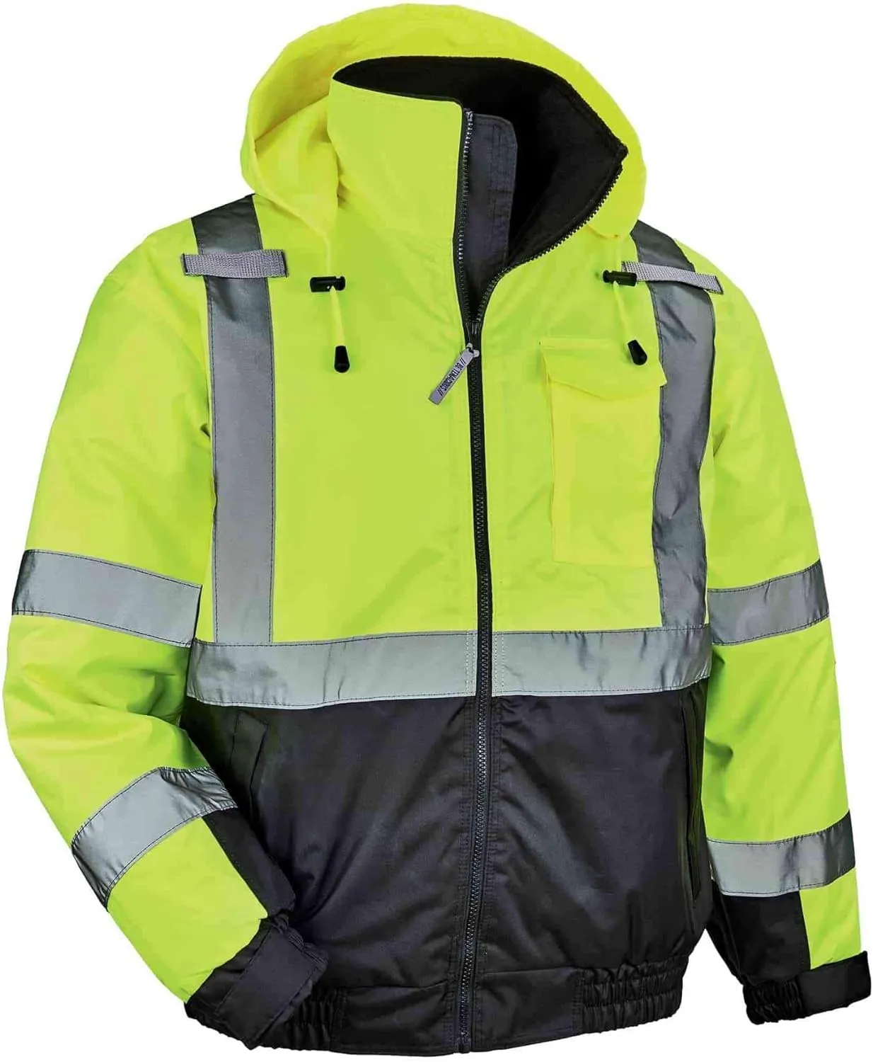 Ergodyne GloWear 8377 Type R Class 3 Quilted Bomber Jacket 4XL Lime