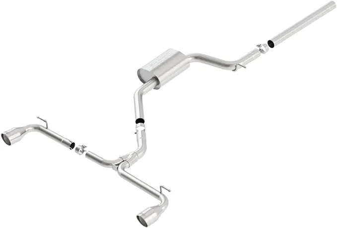 BORLA 140597 Cat-Back Performance Exhaust System for 2015-2017 Volkswagen Golf GTI MK7 2.0L Automatic/Manual Transmission Front Wheel Drive 2, 4 Door. Does NOT Fit MK7.5.