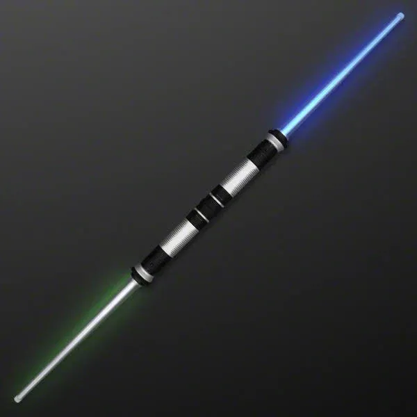 FlashingBlinkyLights Deluxe Double Sided Light Up Saber with Color Change Lights & Sound Effects