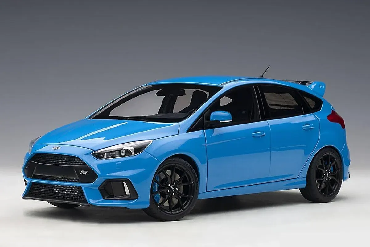 2016 Ford Focus Rs Nitrous Blue Metallic 1/18 Model Car By Autoart