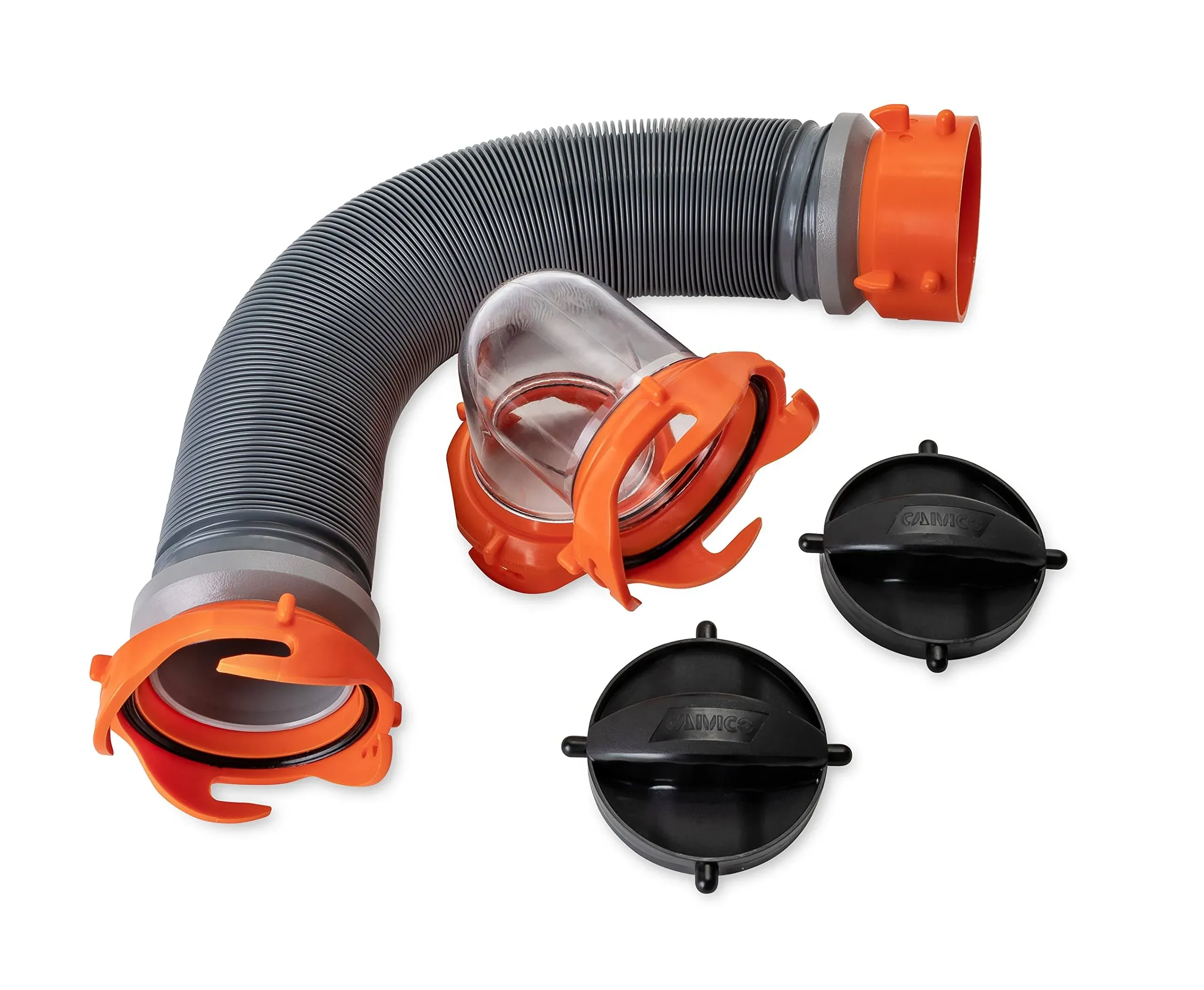 Camco 3-Foot Super Heavy-Duty Tote Tank Sewer Hose Kit 39645