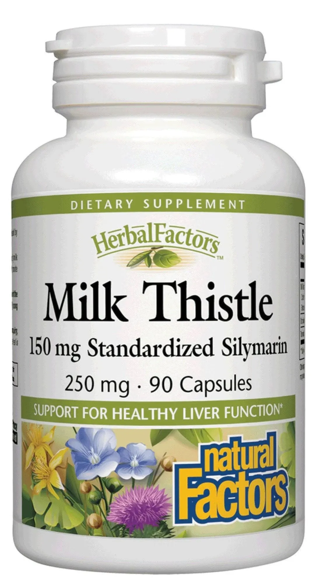 Natural Factors Milk Thistle 250 Mg 90 Capsules