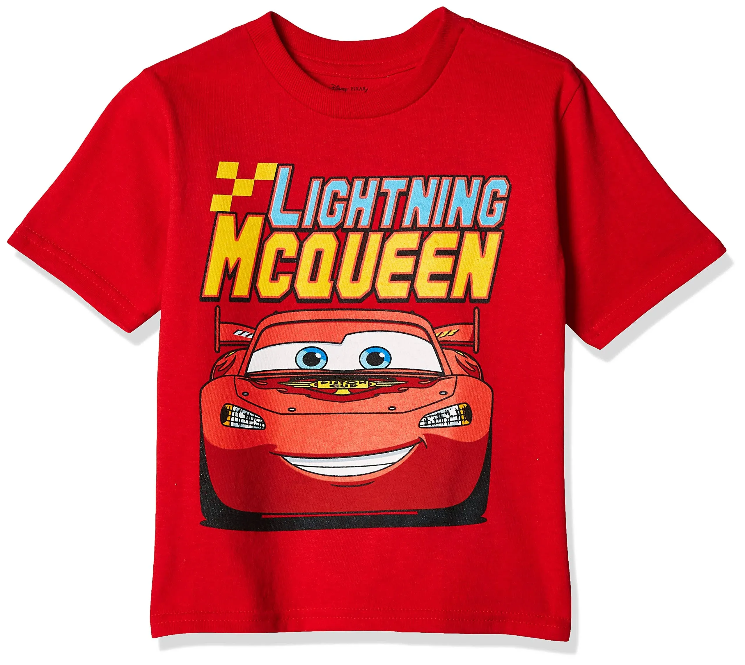 Disney Boys' Cars Lightning Mcqueen T-Shirt 4T Mcqueen Red