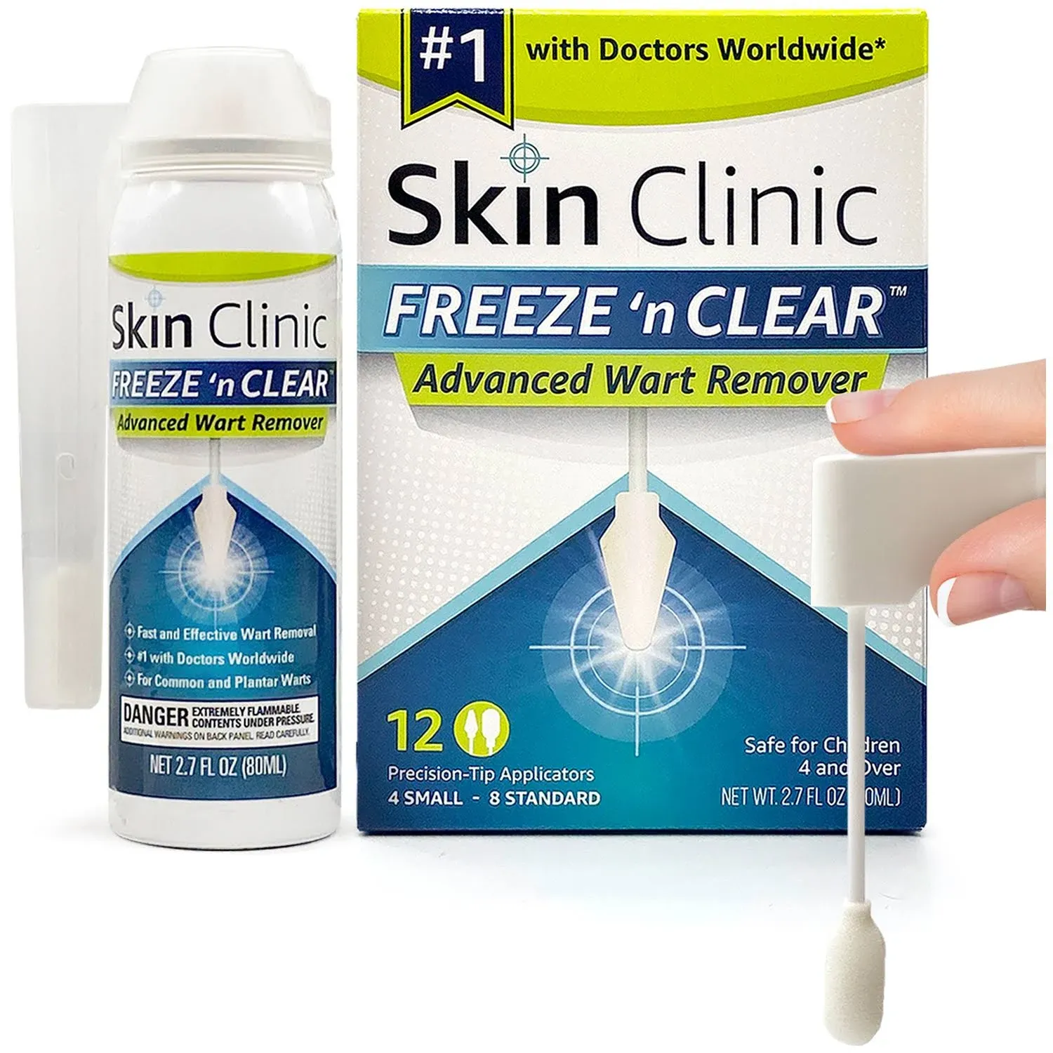 Skin Clinic FREEZE &#039;n CLEAR™ Advanced Wart Remover, Tough Warts, Gentle on Skin