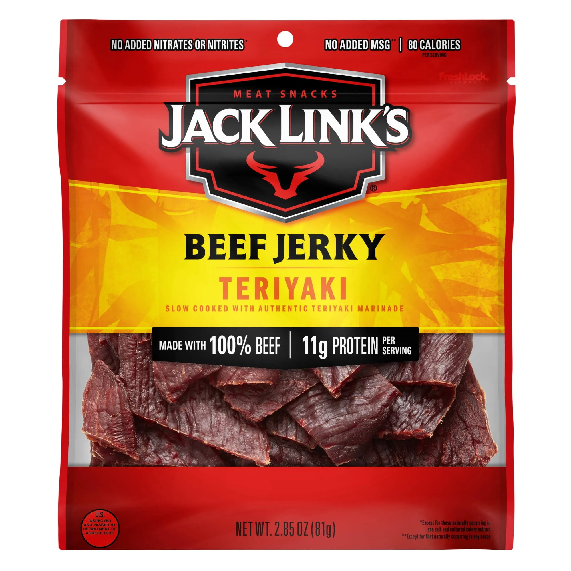 Jack Link's Beef Jerky Teriyaki - 2.85 oz