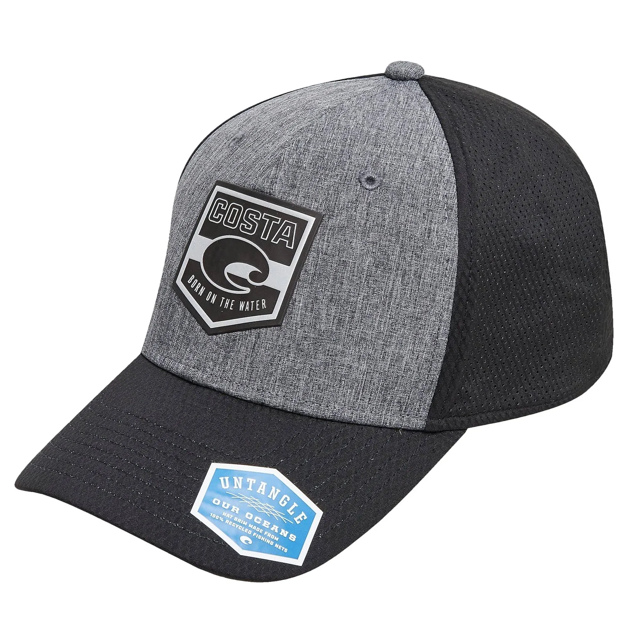 Costa Born on the Water XL Performance Hat - Gray