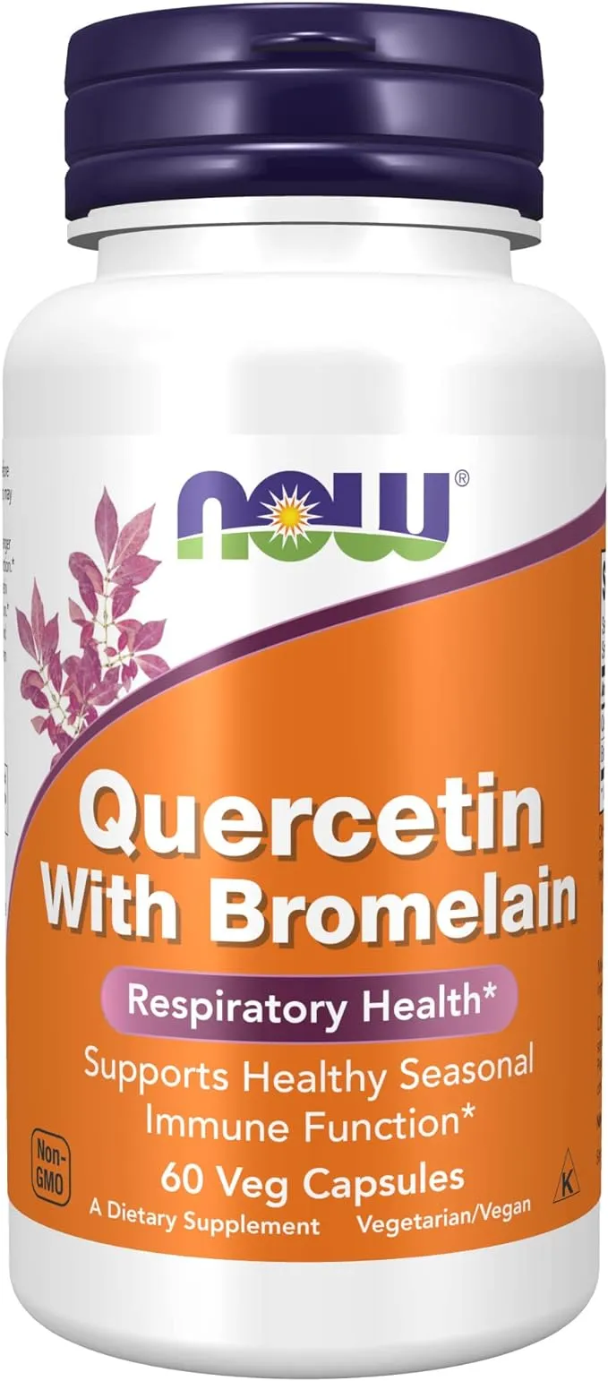 Now Foods, Quercetin with Bromelain - 120 Veg Capsules