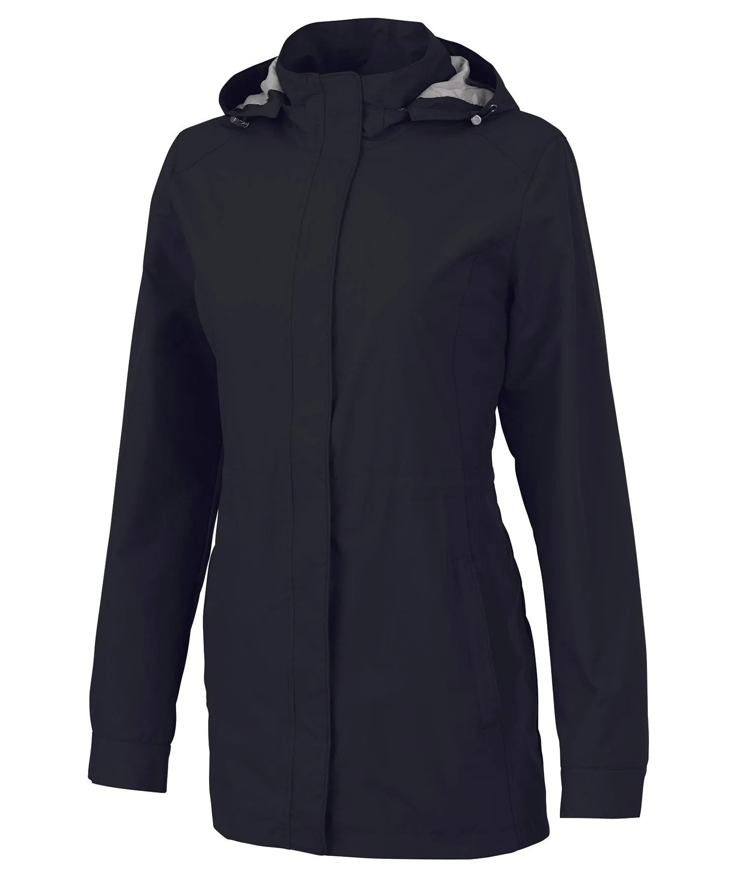 Charles River Apparel Women's Logan Wind and Water Resistant Drop Tail Jacket