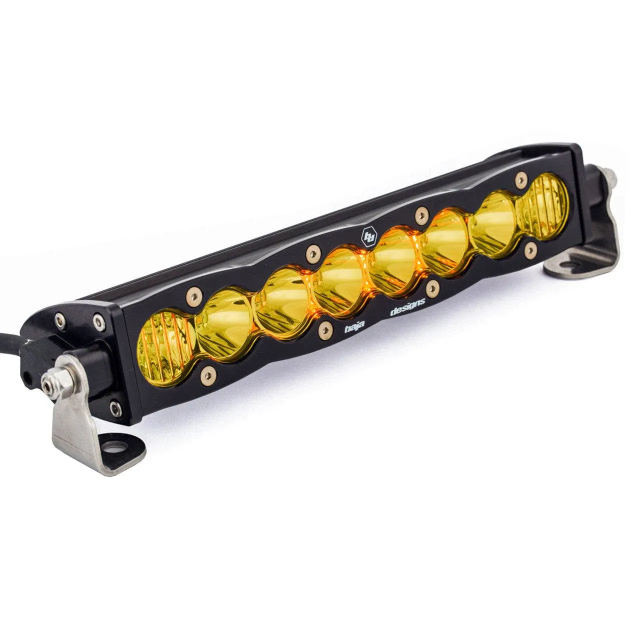 Baja Designs S8 Universal Straight Driving Combo Amber 10&#034; LED Light Bar 701013