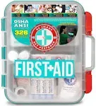 NEW 351 pc Emergency First Aid Kit Workplace OSHA ANSI FREE FAST SHIPPING