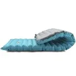 ZOOOBELIVES Extra Thickness Inflatable Sleeping Pad with Built-in Pump, Most Com