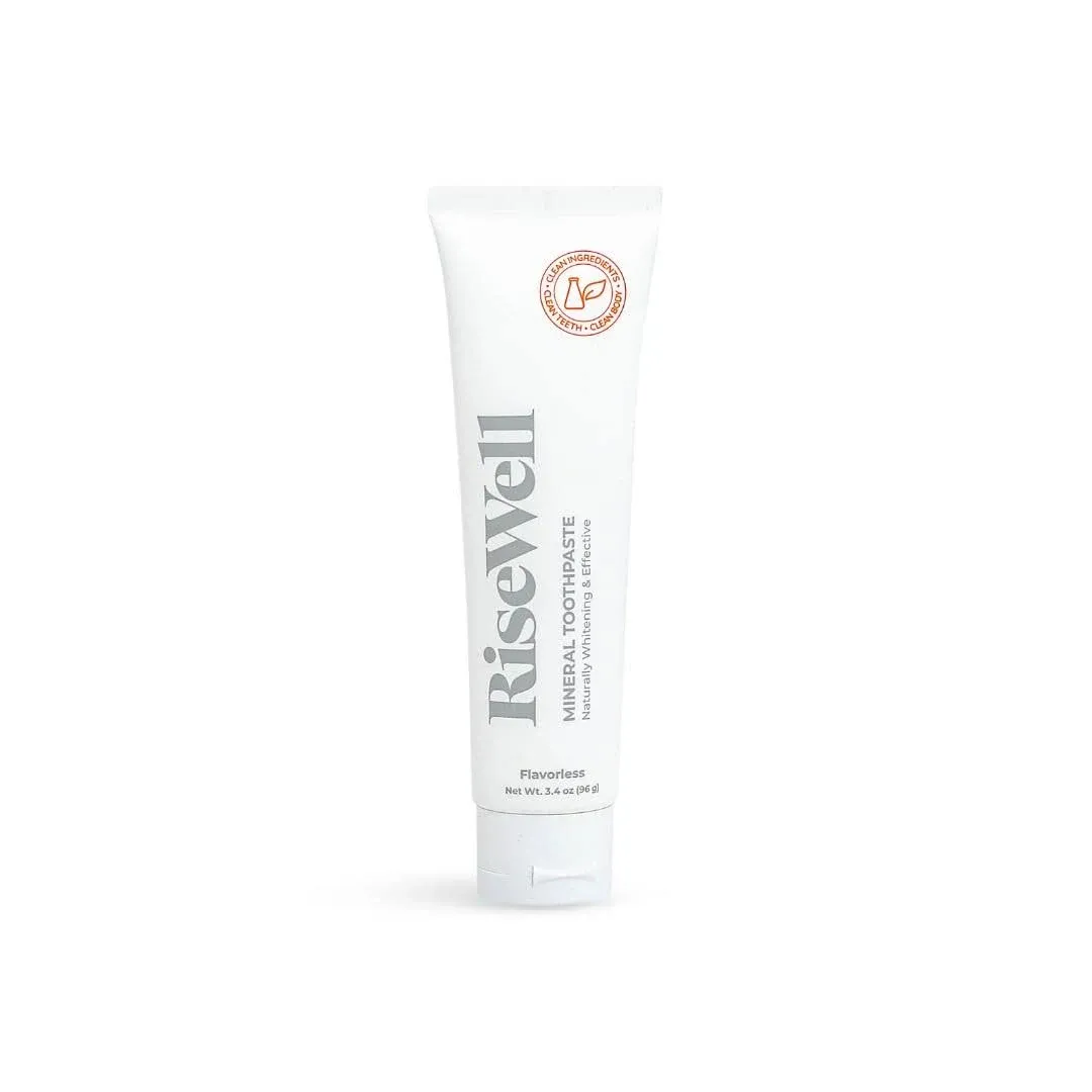 RiseWell Flavorless Mineral Toothpaste White